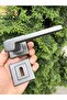 Sofuoğlu Lüx Anka Square Rosette Door Handle (Room) Matte Andesite - 2