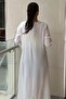 Imported Crepe Long Sleeve Inner Dress - 4