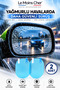 For Range Rover Evoque Auto Exterior Mirror Rain Slider Film Set 2Pcs - 4
