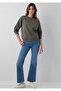 Khaki Basic Sweatshirt 1S10571-71553 - 2