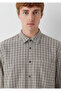 Brown Plaid Shirt Regular Fit / Normal Cut 0212108-91758 - 6
