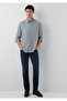 Tencel ™ ) Lyocell Gray Shirt Regular Fit / Normal Cut 0212068-70098 - 2