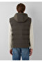 Hooded Khaki Puffer Vest Regular Fit / Normal Cut 0110619-71542 - 6