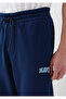 Printed Navy Blue Sweatpants 0010640-70497 - 6
