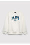 Logo Printed Ecru Sweatshirt 6S10218-70057 - 2