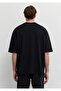 Patch Logo Embroidered Black T-Shirt Oversize / Wide Cut 0613503-80022 - 5