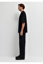 Patch Logo Embroidered Black T-Shirt Oversize / Wide Cut 0613503-80022 - 4
