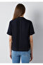 Tencel ™ ) Lyocell Blended Poo Collar Black Blouse 1220428-900 - 5