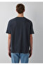 Anthracite Basic T-Shirt Loose Fit / Comfortable Cut 066249-91268 - 5