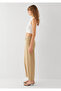 Tiya Edition Camel Gabardine Trousers 1018900-A4201 - 5