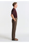 Elastic Waist Muslin Brown Jogger Trousers 0010596-83866 - 3
