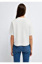 Ecru Basic T-Shirt Regular Fit / Normal Cut 1614218-80194 - 6