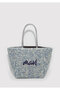 Logo Straw Shoulder Bag 1913061-10242 - 2