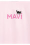 Printed Pink T-Shirt Loose Fit / Relaxed Comfortable Cut 7610475-90773 - 5