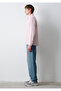 Pink Linen Shirt Regular Fit / Normal Cut 0211963-71006 - 6