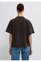 Brown Basic T-Shirt Loose Fit / Comfortable Loose Cut 1614313-70236 - 5