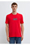 Logo Printed Red T-Shirt Regular Fit / Normal Cut 0613186-70467 - 3