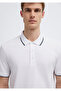 White Polo T-Shirt Regular Fit / Normal Cut 0613272-620 - 6