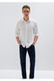 Liyosel Blended White Shirt Regular Fit / Normal Cut 0211670-620