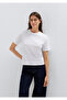 White Basic T-Shirt Semi Slim Fit 1613895-620 - 2