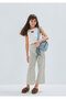 Ecru Striped Trousers 7010052-70057 - 2