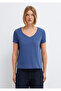 V-Neck Basic T-Shirt Slim Fit 1614178-70757 - 3
