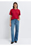 Logo Printed Red T-Shirt Regular Fit / Normal Cut 1613890-70391 - 3