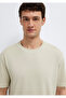 Beige Basic T-Shirt Loose Fit / Comfortable Loose Cut 0613312-70322 - 7