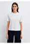 White Basic T-Shirt Semi Slim Fit 1613895-620 - 4