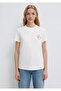 Printed Ecru T-Shirt Regular Fit / Normal Cut 1613741-70057 - 3