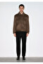 Wool Blend Brown Jacket Loose Fit / Relaxed Fit 0110799-71593 - 4