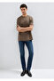 Brown Basic T-Shirt Loose Fit / Comfortable Loose Cut 0612269-83866 - 2
