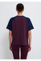 Printed Claret Red T-Shirt Regular Fit / Normal Cut 1613844-70434 - 7
