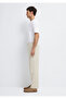 Elastic Waist Beige Trousers 0010557-70144 - 4