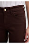 Molly Everday Brown Gabardine Trousers 1013691199 - 5