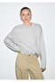 Crew Neck Gray Sweater Oversized / Wide Fit 1710883-83096 - 2