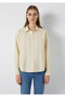 Striped Yellow Shirt Loose Fit / Relaxed Fit 1211502-91376 - 4