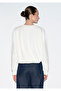 Crew Neck Ecru Sweatshirt 1S10508-70051 - 4
