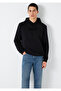 Logo Printed Hooded Black Sweatshirt 0S10549-900 - 2