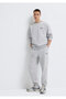 Logo Printed Gray Sweatpants 0010207-80018