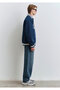 Jeans Printed Navy Blue College Jacket 0110624-89353 - 6