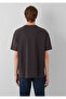 Crew Neck Brown Basic T-Shirt Loose Fit / Loose Relaxed Fit 0611596-70219 - 5