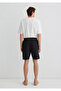 Black Knitted Shorts 0410314-900 - 4