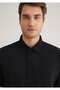 Black Black Polo T-Shirt Regular Fit / Regular Cut 0612520-900 - 6