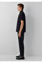 Black Polo Interlock T-Shirt Regular Fit / Standard Cut 0612869-900 - 4