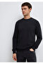 Crew Neck Black Sweatshirt 0S10457-900 - 2