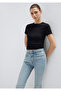 Black Basic T-Shirt Fitted / Fitted Cut 1613081 -900 - 3