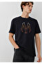 Logo Printed Black T-Shirt Regular Fit / Regular Fit 0610635 -900 - 2