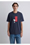 Peanuts Printed Anthracite T-Shirt Loose Fit / Relaxed Comfortable Cut 0612660-70726 - 3