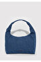 Logo Detailed Denim Handbag 1912061-83594 - 2